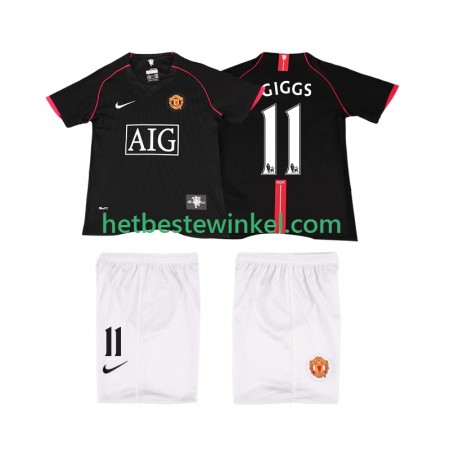 Manchester United GIGGS 11 2007 2008 Voetbalshirts Retro Kind Uit